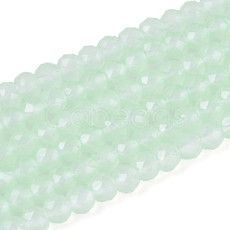 Imitation Jade Glass Beads Strands GLAA-T028-3mm-11G-1