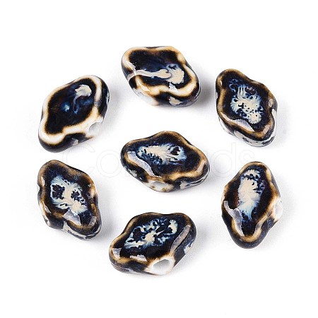 Handmade Porcelain Beads PORC-T133-30N-1