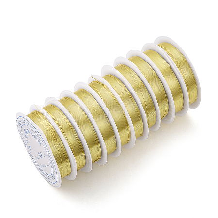 Round Copper Jewelry Wire X-CWIR-Q006-0.2mm-G-1