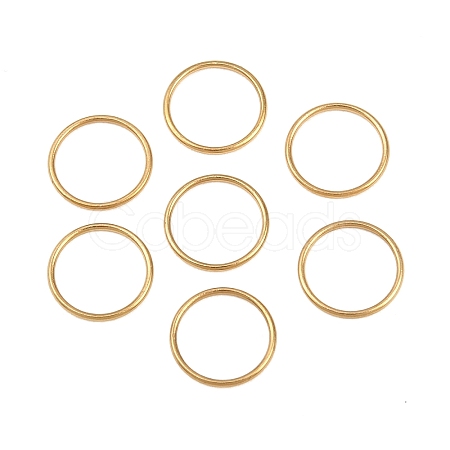 Ion Plating(IP) 304 Stainless Steel Closed Jump Rings STAS-G393-06G-10-1
