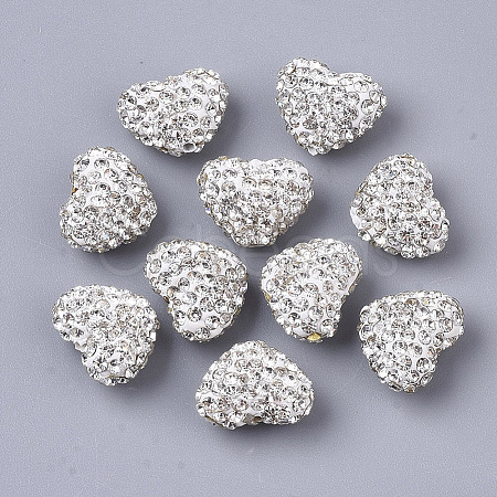 Polymer Clay Rhinestone Beads RB-S055-26A-03-1