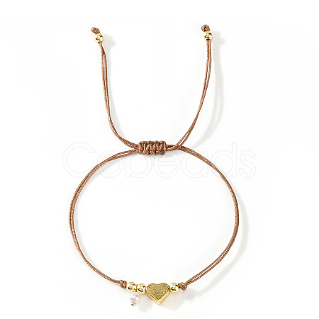 Imitation Pearl Charm Bracelets SI5748-13-1
