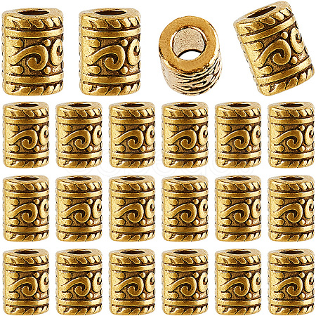 100Pcs Tibetan Style Alloy Beads FIND-SP0001-96A-1