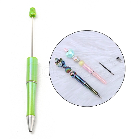 UV Plated Plastic Ball-Point Pen AJEW-C038-03C-1