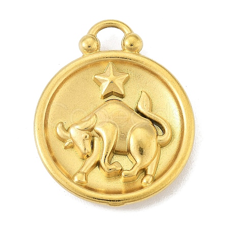 Real 18K Gold Plated Tone 304 Stainless Steel Pendants STAS-K291-01G-02-1