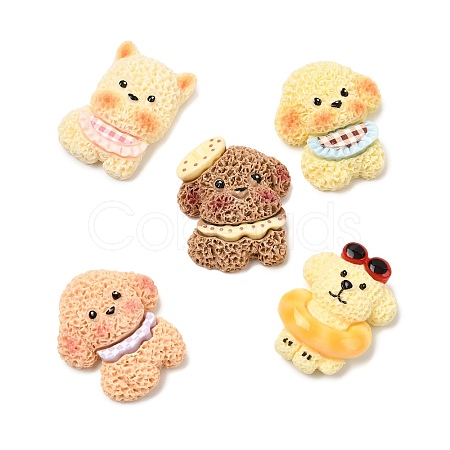 Opaque Resin Cabochons RESI-L050-01B-1