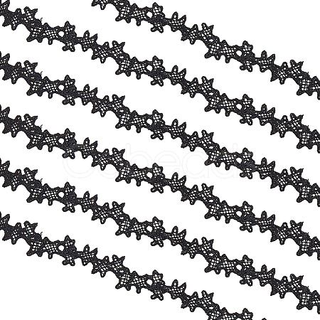 Star Polyester Lace Trim Ribbon OCOR-WH20003-13A-1
