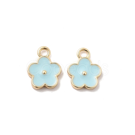 Brass Enamel Pendants KK-A277-02G-02-1