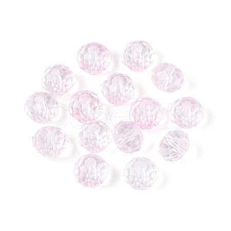 Baking Paint Transparent Glass Beads X1-GLAA-N011-10mm-10-1