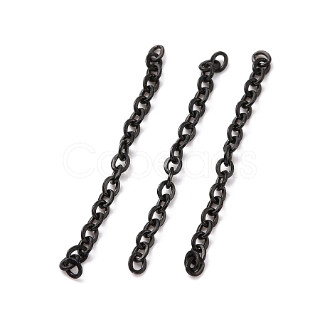 Ion Plating(IP) 304 Stainless Steel Cable Chains CHS-WH0007-01A-EB-1