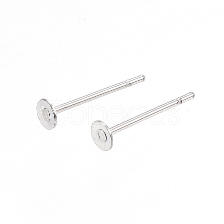 Non-Tarnish 304 Stainless Steel Stud Earring Findings STAS-D448-088P-2mm-1