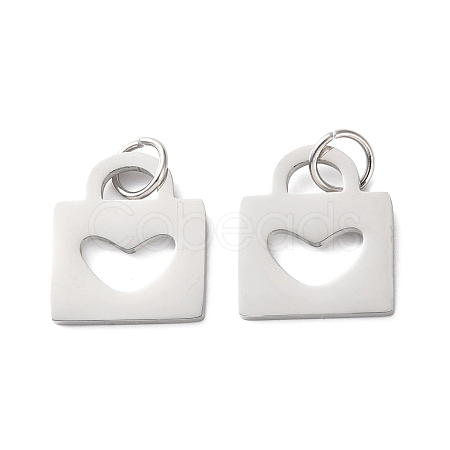 304 Stainless Steel Pendants STAS-E530-01P-1