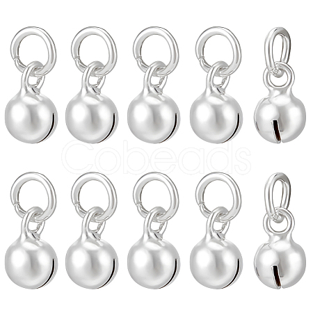 10Pcs Sterling Silver Pendants STER-BC0001-98-1