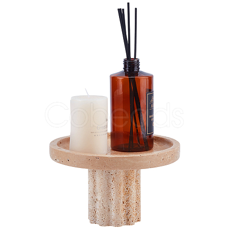 Natural Marble Jewely Display Tray AJEW-WH0709-086B-1