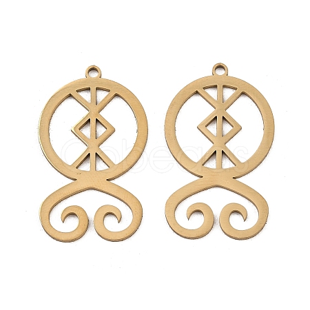 201 Stainless Steel Pendants STAS-I364-16G-1