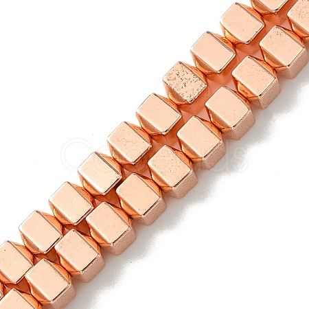 Electroplated Synthetic Non-Magnetic Hematite Beads Strands G-H020-I01-01-1