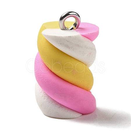 Opaque Resin Imitation Food Pendants FIND-Z006-04A-1
