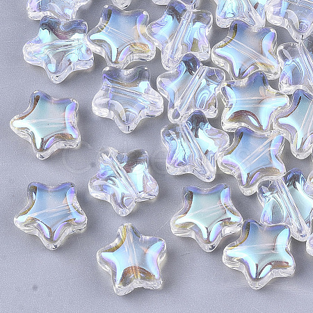 Transparent Glass Beads GLAA-YW0003-11-1