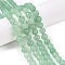 Frosted Natural White Jade Beads Strands, Dyed, Round, Medium Aquamarine, 8x8mm, Hole: 1mm, about 48pcs/strand, 15.08''(38.3cm)