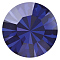 Preciosa&reg MAXIMA Crystal Round Stones, Czech Crystal, Dura Foiling, Round(431 11 615 Chaton), 30280 Dark Indigo, SS45(9.85~10.2mm), 144pcs/gross