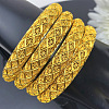 4Pcs Brass Alloy Bangles for Women WGEEFE8-10-1