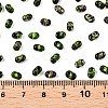 Picasso Spray Painted Glass Seed Beads SEED-T006-04-18-4