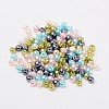 Pastel Mix Pearlized Glass Pearl Beads HY-X006-4mm-12-2