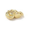 Brass Micro Pave Clear Cubic Zirconia Pendants LS-KK-U046-02G-02-2