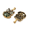 304 Stainless Steel Rhinestone Pendants RB-CBA7A56-08AG-03-2