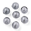 Transparent Blow High Borosilicate Glass Globe Beads GLAA-T003-09G-3