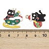 Christmas Alloy Enamel Pendants ENAM-G234-01A-4