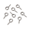 Tarnish Resistant 304 Stainless Steel Screw Eye Pin Peg Bails STAS-K171-52P-8x4mm-5