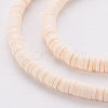 Handmade Polymer Clay Bead Strands X-CLAY-T002-4mm-76-3