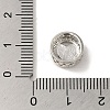 Rack Plating Brass Micro Pave Clear Cubic Zirconia with Enamel Beads KK-P267-17P-3