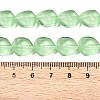 Frosted Glass Beads Strands GLAA-T023-30H-4