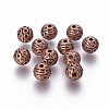 Tibetan Style Zinc Alloy Beads PALLOY-L230-01R-RS-1