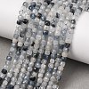 Natura Blue Rutilated Quartz Beads Strands GG-CBA9631-B01-04-1
