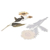 6Pcs Plant PET Adhesive Waterproof Stickers DIY-K074-01D-2