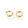 Brass Open Jump Rings X-KK-V007-004G-03-2