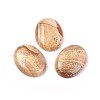 Natural Picture Jasper Cabochons G-F608-03A-1