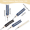 3Pcs 3 Colors Wool Mobile Straps FIND-WR0005-38-2