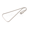 Tarnish Resistant 304 Stainless Steel Rope Chain Necklaces NJEW-J032-20P-2