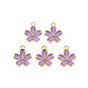 Alloy Enamel Pendants X-ENAM-S121-052E-2