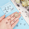 SUNNYCLUE 30Pcs 3 Styles 304 Stainless Steel Smooth Surface Spring Ring Clasps STAS-SC0004-41-3