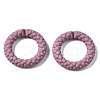 Spray Painted CCB Plastic Linking Rings CCB-Q091-010D-2