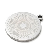 201 Stainless Steel Pendants SA-CBA3D3A-05P-15-2