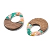Resin and Walnut Pendants FIND-R051-10D-2