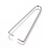 Non-Tarnish 304 Stainless Steel Ice Pick Pinch Bails STAS-K189-A01-L-1