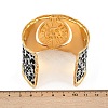 304 Stainless Steel Cuff Bangles for Women BJEW-K285-01B-G-5