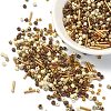 Opaque & Transparent Inside Colours Glass Seed Beads SEED-YW0002-17E-1